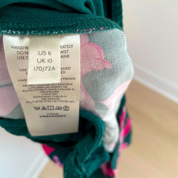 Anthropologie Breezy Printed Straight Wide Leg Pants Size 6 - Picture 11 of 14